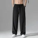 Premium Black Wide Leg Baggy Trouser | Streetwear Comfort Fit