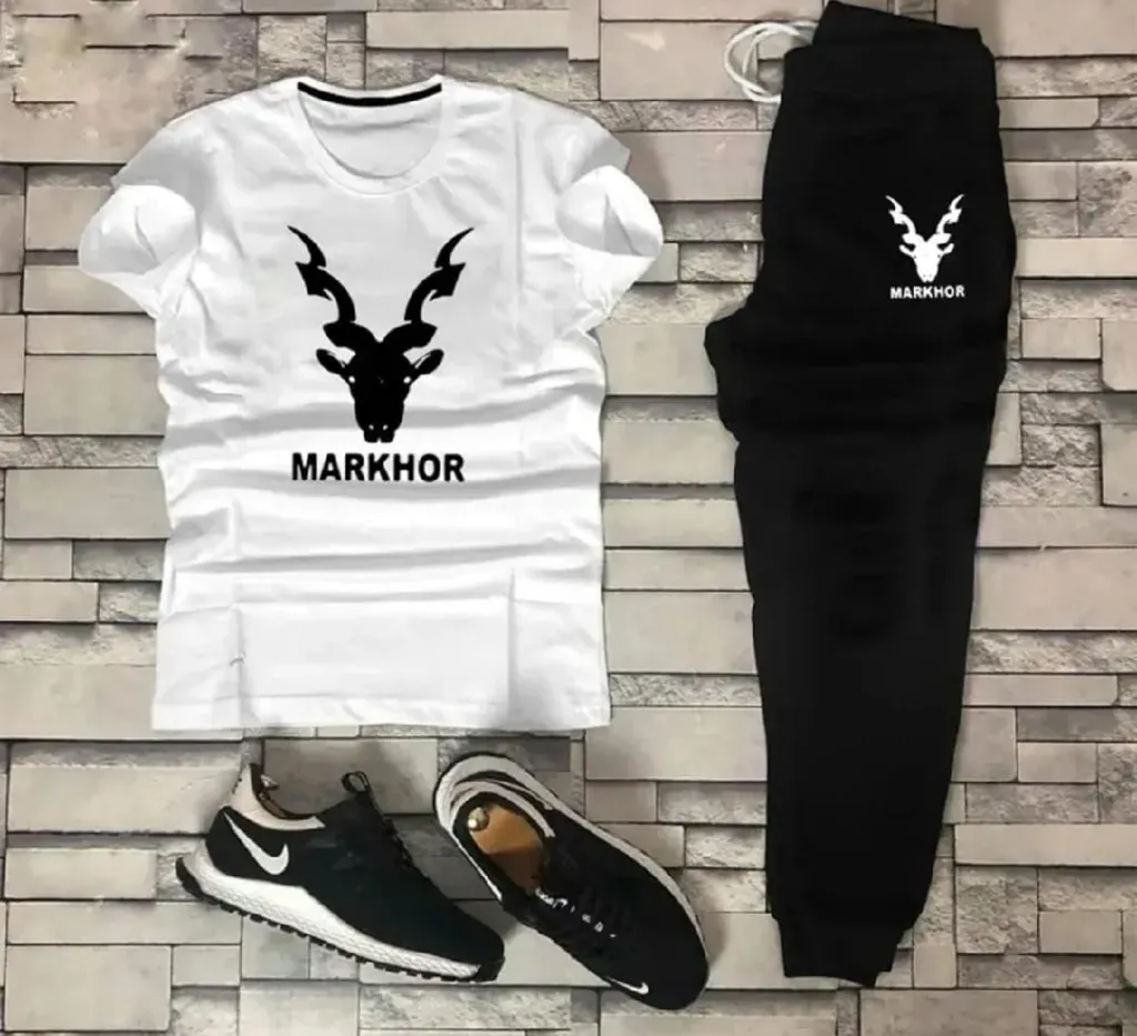 Markhor Logo graphic tracksuit  | Streetwear Co-ord Set (medium)